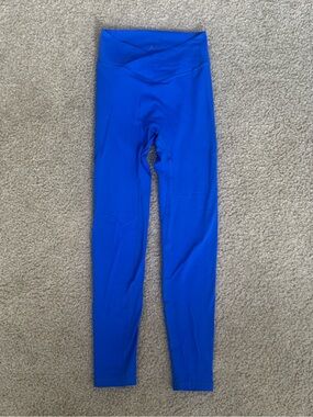 Violate the Dresscode Blue High-Waist Scrunch Butt Leggings